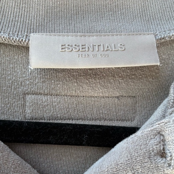 Fear of God Essentials Sleeveless Velour Polo Size Medium - Picture 4 of 7